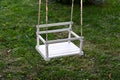 White childrens swing. for kids