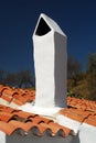 White Chimney Royalty Free Stock Photo