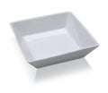 White china square plate