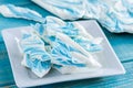 White Chocolate and Blue Vanilla Candy Bark