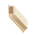 White chocolate stick isolated Royalty Free Stock Photo