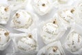 White christmas balls Royalty Free Stock Photo