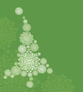 White Christmas tree Royalty Free Stock Photo