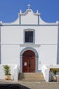 White church in Aljezur Royalty Free Stock Photo