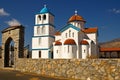 White church in Crete Royalty Free Stock Photo