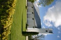 White church lawn Royalty Free Stock Photo