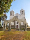 White church, Lithuania Royalty Free Stock Photo