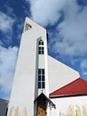 White church, Lithuania Royalty Free Stock Photo