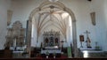 Interior of Igreja Matriz da Batalha church in Portugal