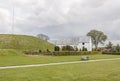 White church in Jelling, Denmark Royalty Free Stock Photo