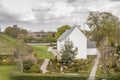 White church in Jelling, Denmark Royalty Free Stock Photo