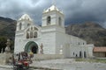 White church, Peru Royalty Free Stock Photo