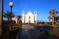 White church in Ponta do Sol, Cape Verde
