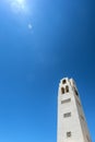 White Church in Santorini Royalty Free Stock Photo