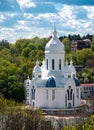 White church `Temple of Peace`. Kiev. Ukraine