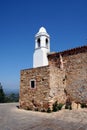 White church tower