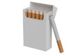 White cigarettes pack Royalty Free Stock Photo