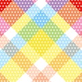 white circle polka dot pattern sweet colorful diagonal cross striped background