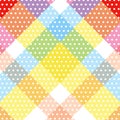 white circle polka dot pattern sweet colorful diagonal cross striped background