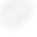 White circle wave effect, abstract background Royalty Free Stock Photo