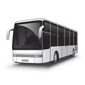 White City Bus Royalty Free Stock Photo