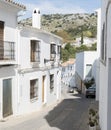 The white city Zuheros in Andalusia in Spain Royalty Free Stock Photo