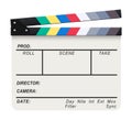 White Clapperboard