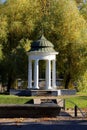 White classicist style pavilion Royalty Free Stock Photo