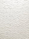 White clay brick wall facade interior design for pattern wallpaper, background and backdrop. Royalty Free Stock Photo