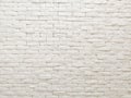 White clay brick wall facade interior design for pattern wallpaper, background and backdrop. Royalty Free Stock Photo