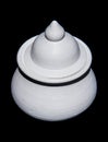 White clay pot Royalty Free Stock Photo