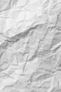 White clean crumpled paper Royalty Free Stock Photo