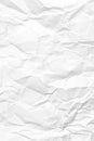 White clean crumpled paper Royalty Free Stock Photo