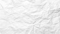 White clean crumpled paper Royalty Free Stock Photo