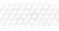 White clean hexagonal medical concept background