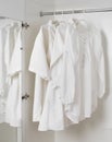 White clean ironed clothes Royalty Free Stock Photo