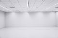 White clean office room empty space interior Royalty Free Stock Photo