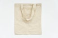 White and clean shopping bag isolate on white background