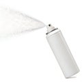 White Clean Spray 3D Isolated on White Background Royalty Free Stock Photo