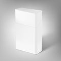 3D White Clear Cigarette Pack With Shadow