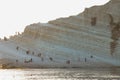 White cliff of Scala dei Turchi (Turkish Staircase) near Agrigento, Sicily