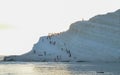 White cliff of Scala dei Turchi (Turkish Staircase) near Agrigento, Sicily