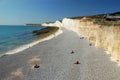 White cliffs of Beachy Head, South England, UK