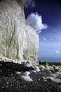 White cliffs at Birling Gap Royalty Free Stock Photo
