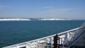 White cliffs of Dover from a ferry