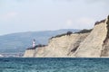 White cliffs in Gelendzhik, Russia