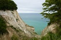 The White Cliffs of Moen in Denmark Royalty Free Stock Photo