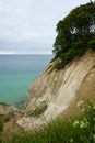 The White Cliffs of Moen in Denmark Royalty Free Stock Photo