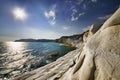 The White Cliffs of Scala Turchi, Sicily