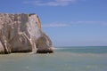 White cliffs Seven Sisters at Seaford, East Sussex, UK